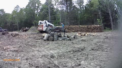 Finished the never-ending pile! Shop area dirt work begins.