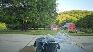 Slow Motion Balloon Splash