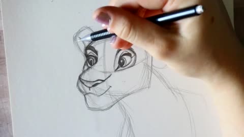 How to Draw Nala from the Lion King