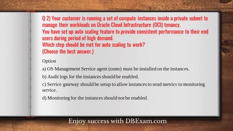 1Z0-1067-23 - OCI Cloud Operations Professional 2023 Exam Questions