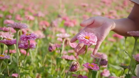 Flower Field Compilation | Free Stock Footage | No Copyright | 720p