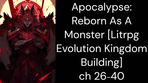 Apocalypse: Reborn As A Monster [Litrpg Evolution Kingdom Building] ch 26-40
