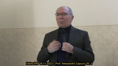 Felino PR 18.11.2023 Prof. Alessandro Capucci Medico Pt. 1