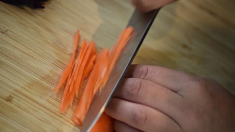 vegetables cutting skills
