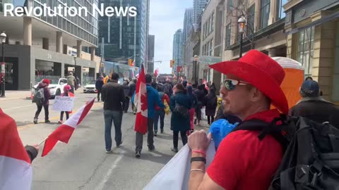 Raw Video: Toronto weekly freedom rally