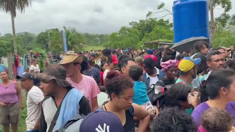 MIchael Yon: Lajas Blanca invasion camp — Darien, Panama. America is paying for this.