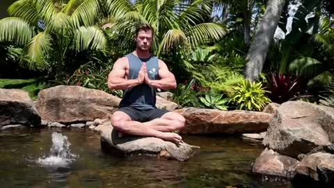 Meditation with Chris Hemsworth