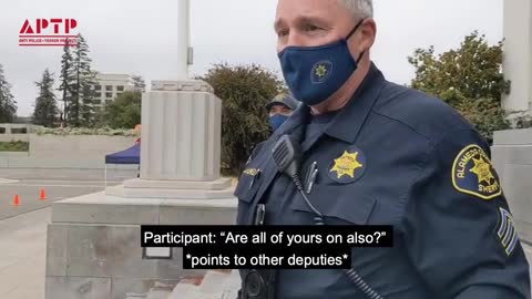 Deputy plays Taylor Swift to prevent protester video from being posted on YouTube