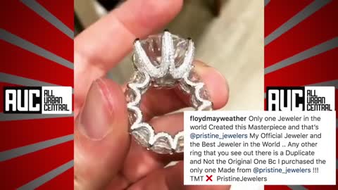 Floyd mayweather buys the biggest diamond ring