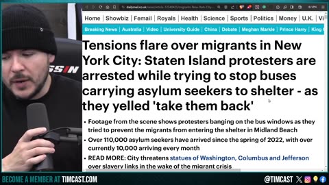 CHAOS In NYC, Police PROTECT Illegal Migrants, ARREST Local Protesters, THIS IS WHY TRUMP IS WINNING