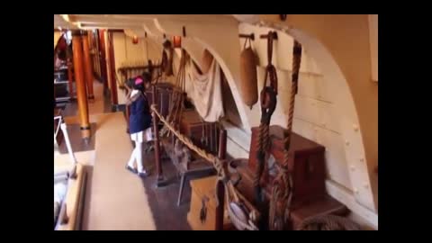 Columbia Sailing Ship Below Decks Museum--Disneyland History--1960's--TMS-439