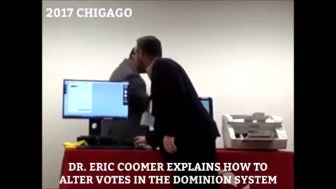Eric Coomer explains how to steal votes and commit fraud with Dominion software