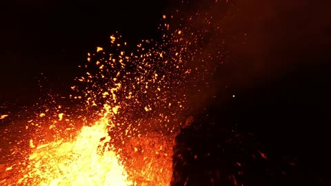 Lava-Proof Drone Zooms Over Active Eruption