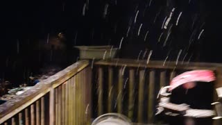Snowing in Cooleemee,NC