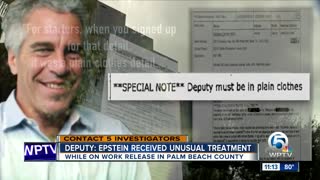 Palm Beach County Sheriff's Deputy reveals details on Jeffrey Epstein