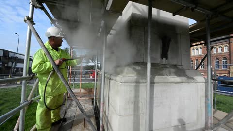 Cenotaph renovation in Walsall