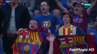 Las Palmas 1 : 4 FC Barcelona - All goals