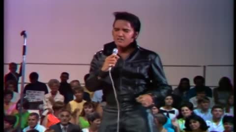 Elvis Presley Heartbreak Hotel Hound Dog All Shook Up Come Back Special Live 1968