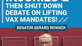 Australian Senator dropping MASSIVE TRUTH BOMBS about the jab injuries