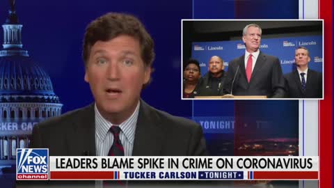 Tucker Carlson Blasts Politicians Who Blame Rising Crime On COVID