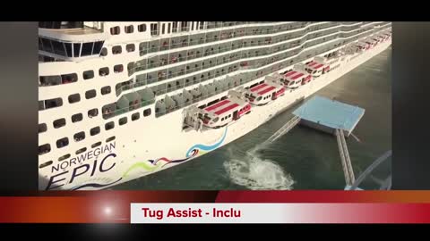 Norwegian EPIC Cruise Ship in San Juan, PR performing an EPIC Crash