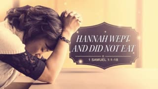 'Holding On to Hope' 1 Samuel 1.1-18 Dedicated2Jesus Daily Devotional Audio