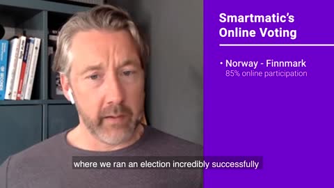 Smartmatic has used online voting in the United States