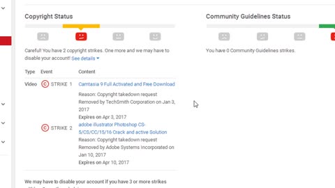 Avoid copyright strikes on Youtube Video