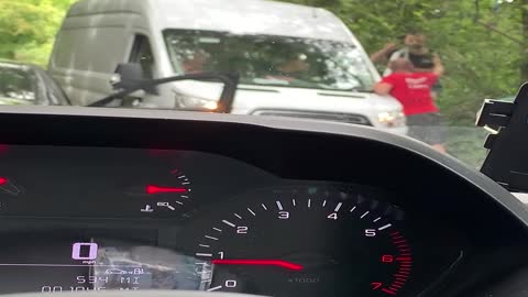 Road Rage Covers Newborn Baby in Glass