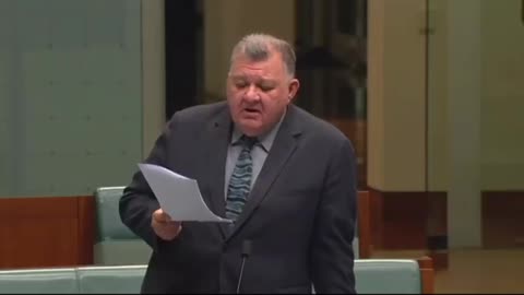 Australian politician drops Ivermectin truth bombs in parliament.