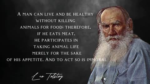 Leo Tolstoy tell us a lot about ourseleves