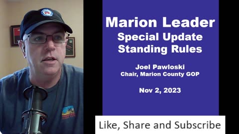 Marion Leader Special MCRCC Standing Rules