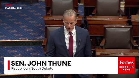 'There's No End In Sight'- John Thune Sounds The Alarm On 'Staggering' Numbers At Southern Border
