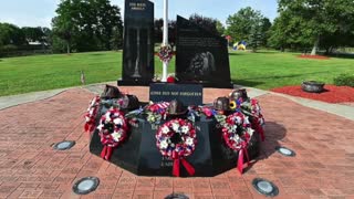 Vandals cut down flagpole at 9/11 memorial for fallen firefighters