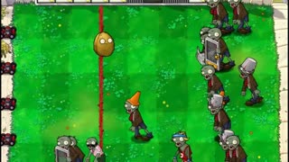 Plants vs zombies Minijuegos 18 La bolera 2