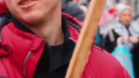 Socialist Doesn't Have The Slightest Clue About What He's Protesting For