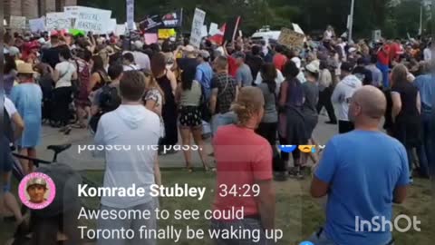 HEALTHCARE WORKERS AGAINST #VACCINEPASSSPORT TORONTO, ONT. 🇨🇦 SEPT.1, 2021