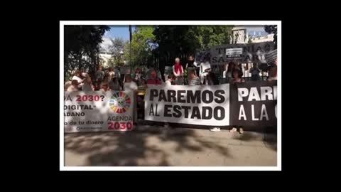 Terra SOS-tenible Manifestación "Paremos al Estado, Paremos a la OMS Sept 2022 (Video 1)