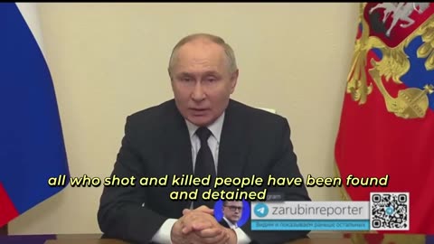 Russian President Putin On Crocus Terror Suspects