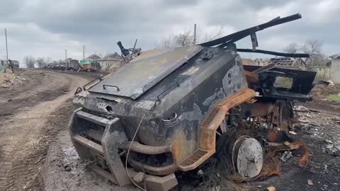 The Russian army destroys a lot of APU equipment