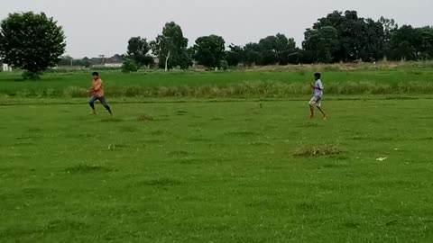 Brilliant Catch by Young Man 👨dinga Cricket Ground