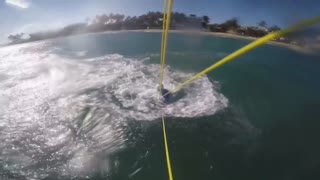 Kiteboarding Crash in Cabarete with Shark