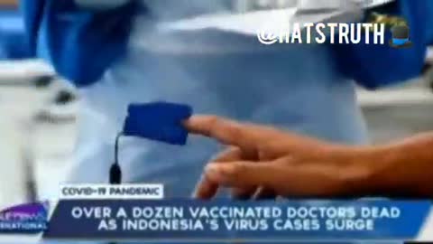 "In INDONESIA, più di una dozzina di medici completamente VACCINATI, MUOIONO DI "COVID-19"