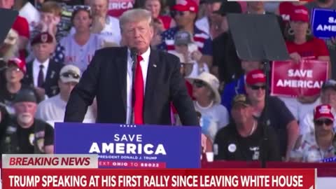 Trump asks fake news if they missed him at first rally of 2021