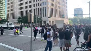 Time-Lapse of Huge Houston Protest