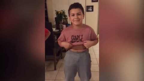 Kid shows his belly dancing skills