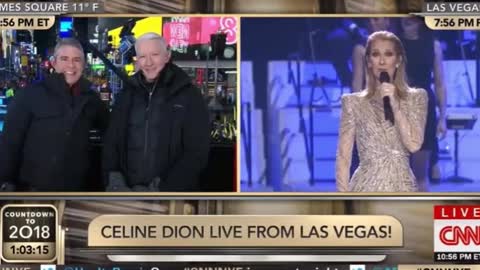 Canadian Celine Dion Takes Cheap Swipe at Trump on New Year's Eve