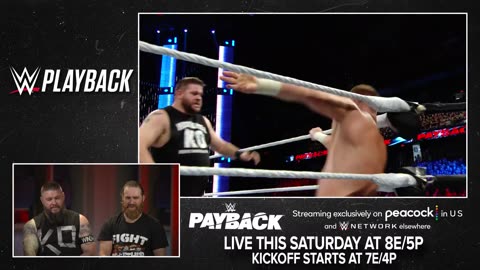 Kevin Owens & Sami Zayn watch their WWE Payback classic- WWE Playback