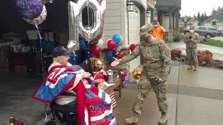 Uncle Beau's 100 year birthday celebration with the Oregon National Guard