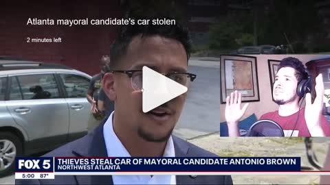 Defund The Police Mayoral Candidate Car Stolen By 'Children!' | Antonio Brown